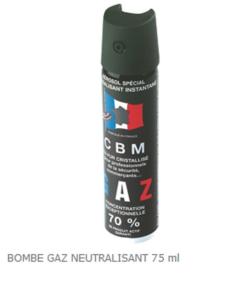 BOMBE DE GAZ NEUTRALISANT 75ML